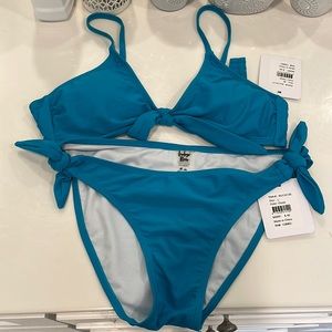 Turquoise bikini set-will sell items separately if requested